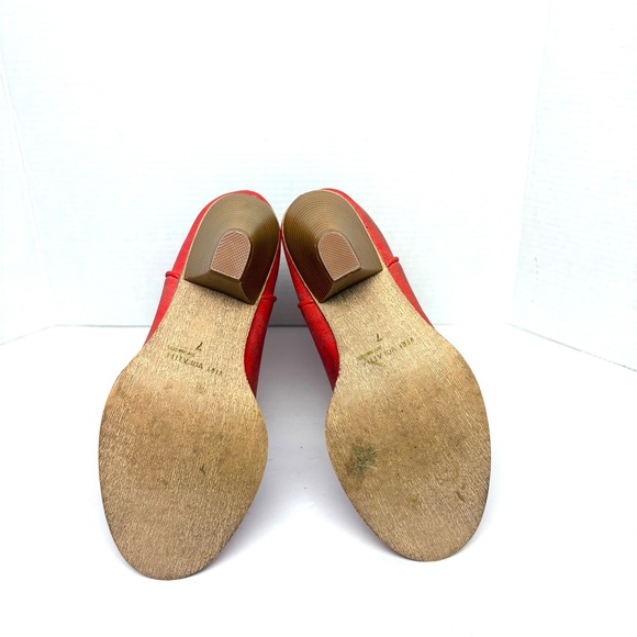 Very Volatile Red Cowboy Boots Studded Distressed Western Inlay Coastal Cowgirl - Picture 8 of 12